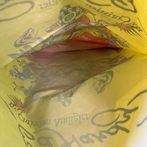 Ed Hardy Yellow Graphic shopping bag - Picture 3 of 4